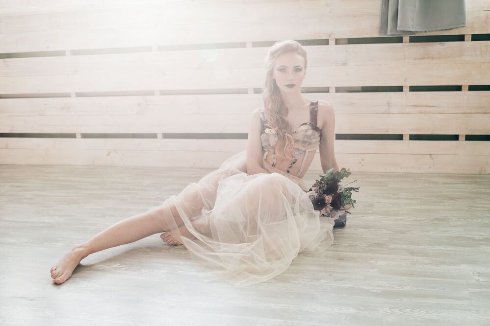 Bride boudoir