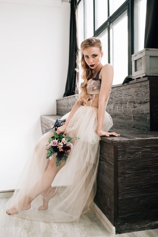 Bride boudoir