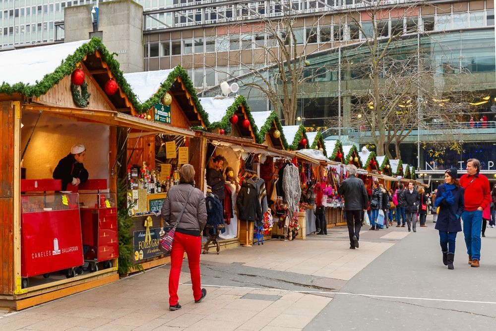 Christmas Market in Montparnasse, Paris
