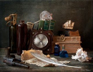 Ушёл на покой старый капитан. Живёт он в хижине на берегу моря, и единственный его друг - корабельная крыса...