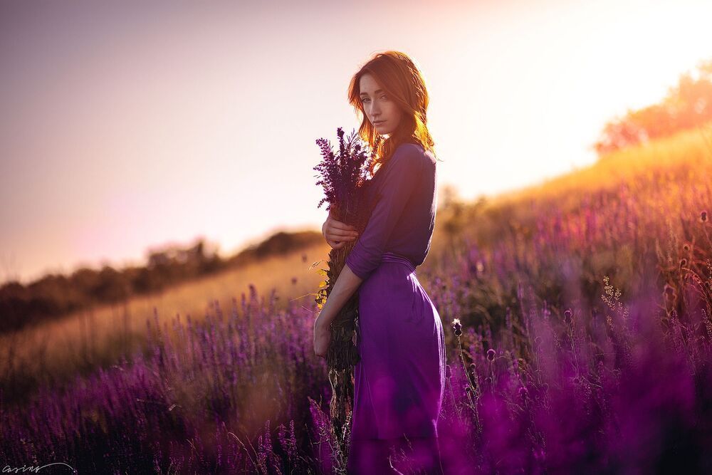 With Sun in Hair
