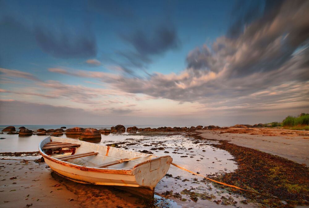 Kaltene beach at summer