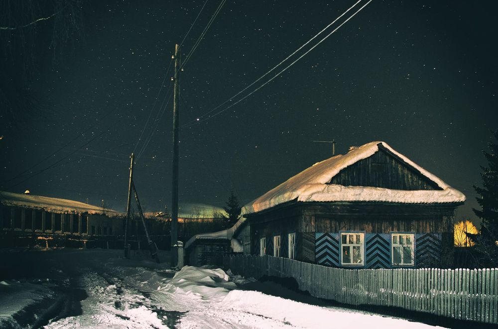 морозная зима