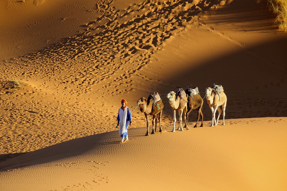 Merzouga, Sahara Desert - Morocco.