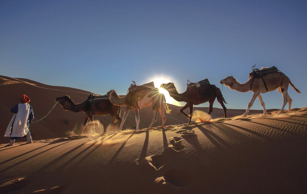 Merzouga, Sahara Desert - Morocco.
