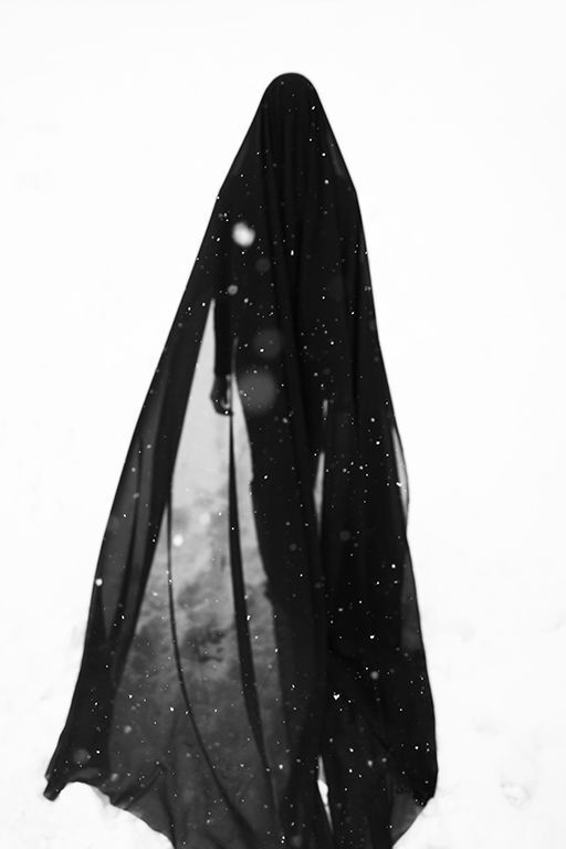 Black on white