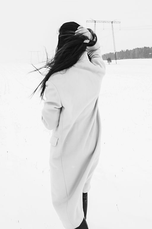 Black on white