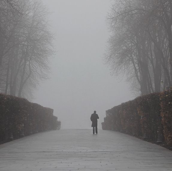 in fog