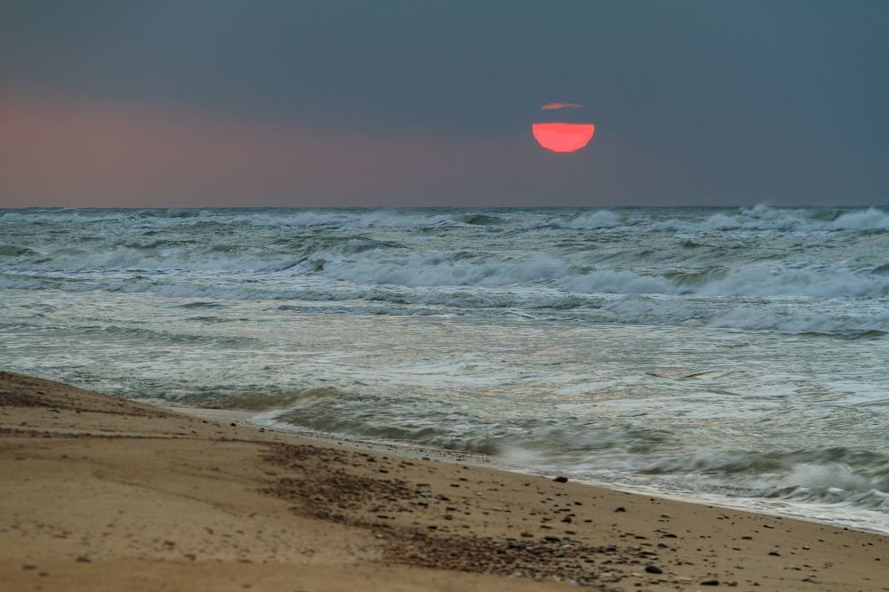 Провожая день. Балтийское море. Куршская коса.