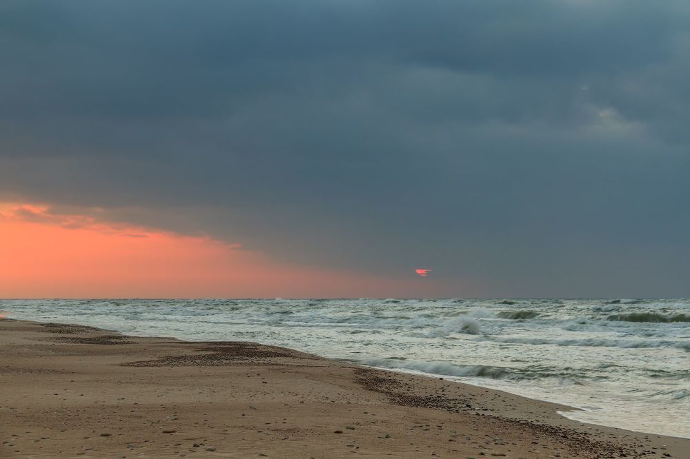 В ноябрьских красках. Балтийское море. Куршская коса.