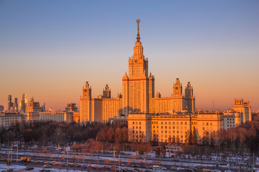 Просто закатный зимний университет