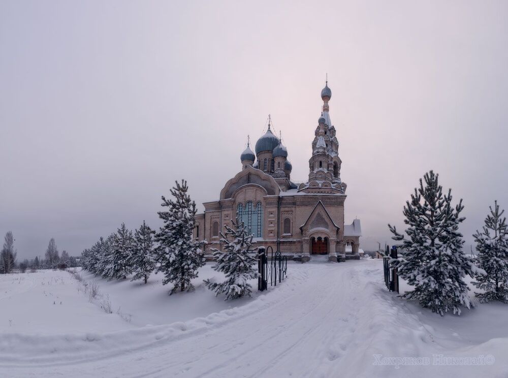 пасмурный день в Кукобое...