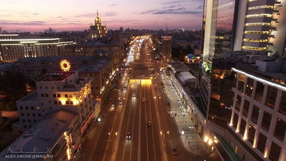 Ночные дороги Москвы