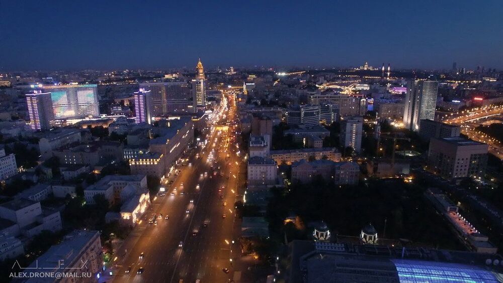 Ночные дороги Москвы
