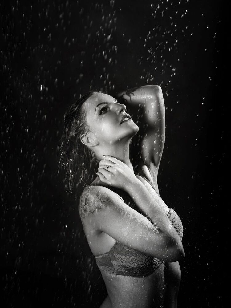 Under rain