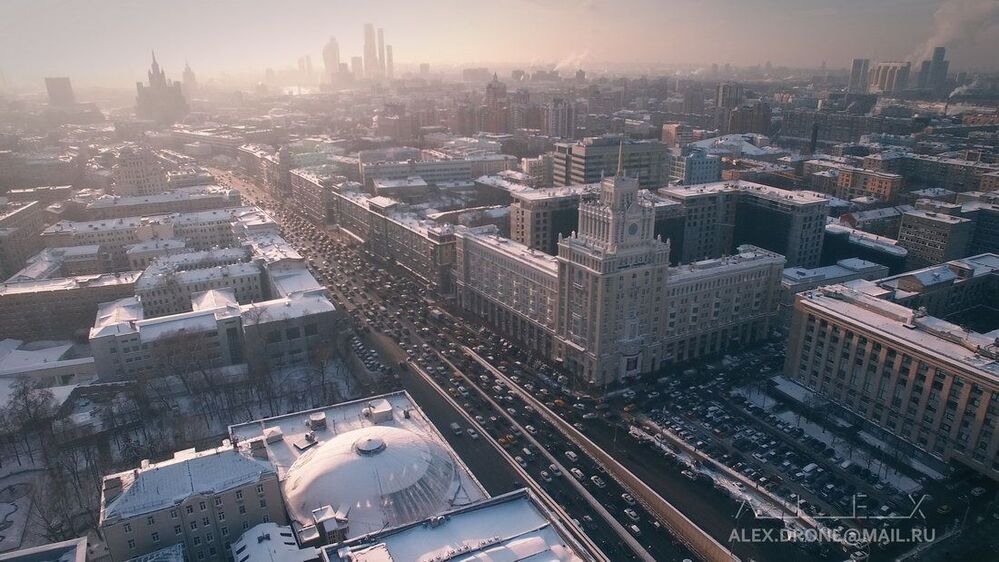 Над замерзшей Москвой №2
