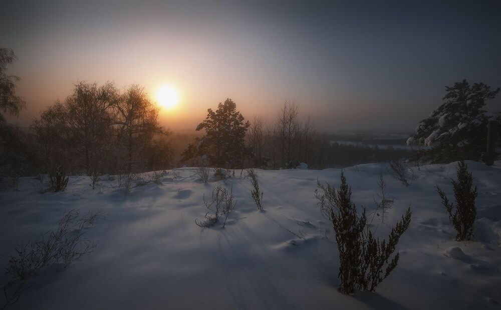 Морозное утро...