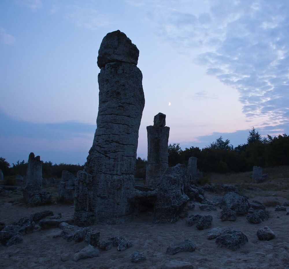 Болгария ночью
