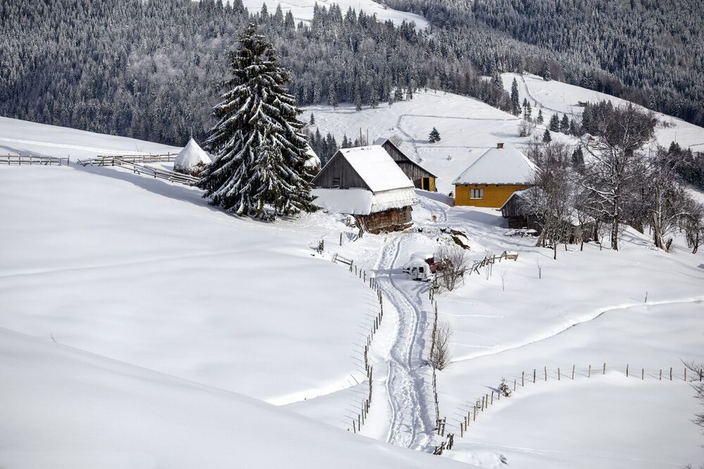 first day of true winter , in a place that loves you from the first moment