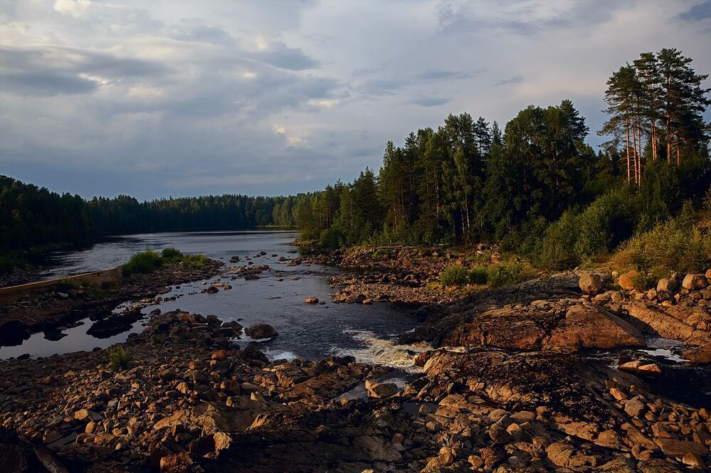 Река Шуя.карелия