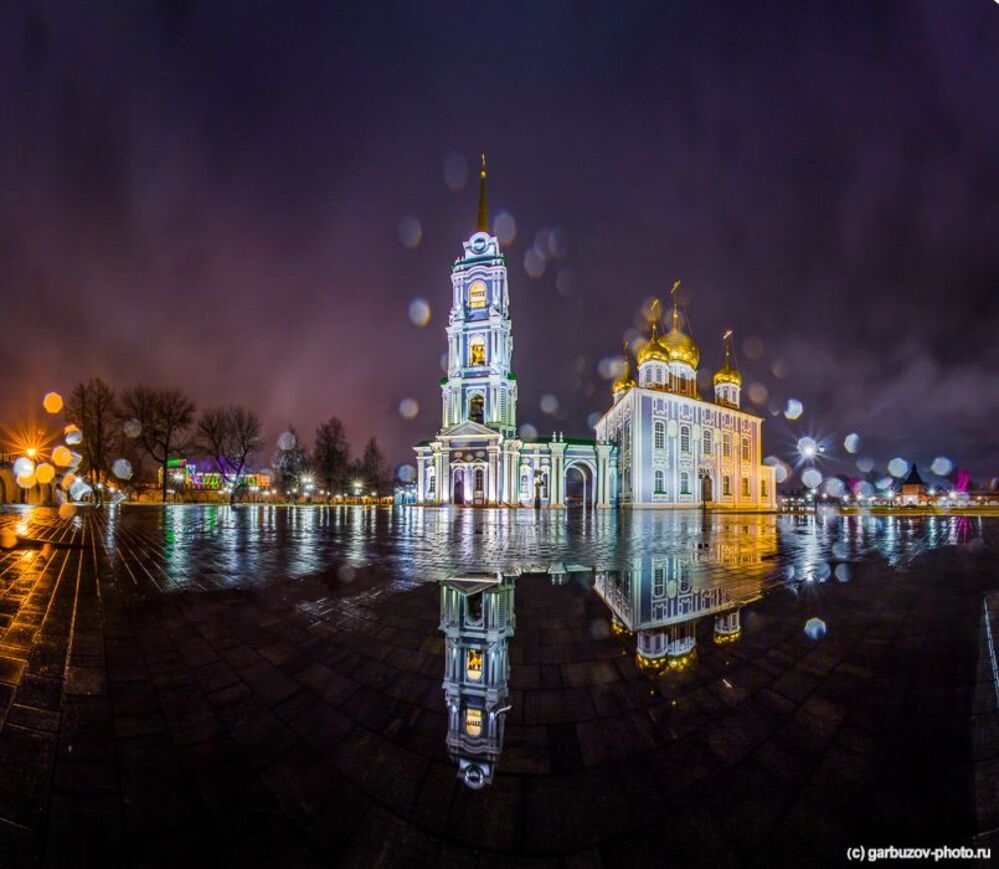 Весенний дождь в Тульском Кремле
