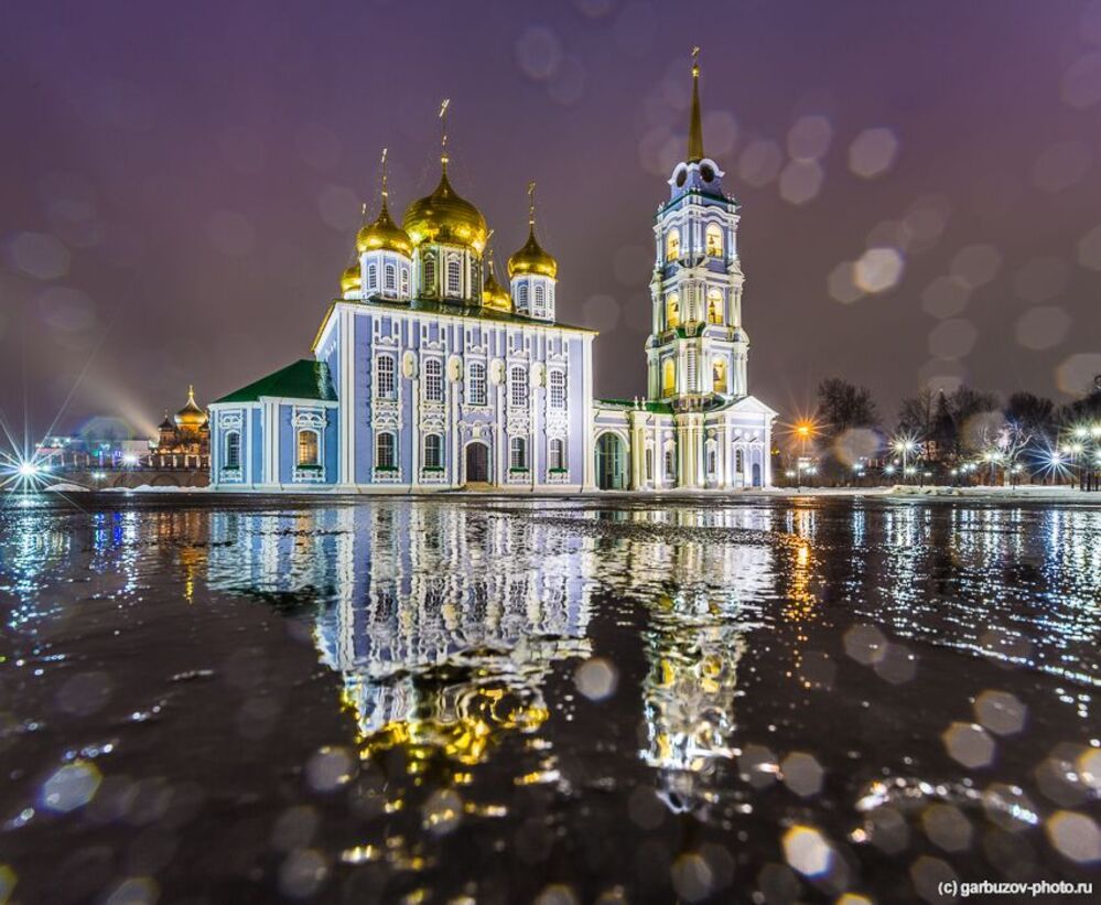 Весенний дождь в Тульском Кремле