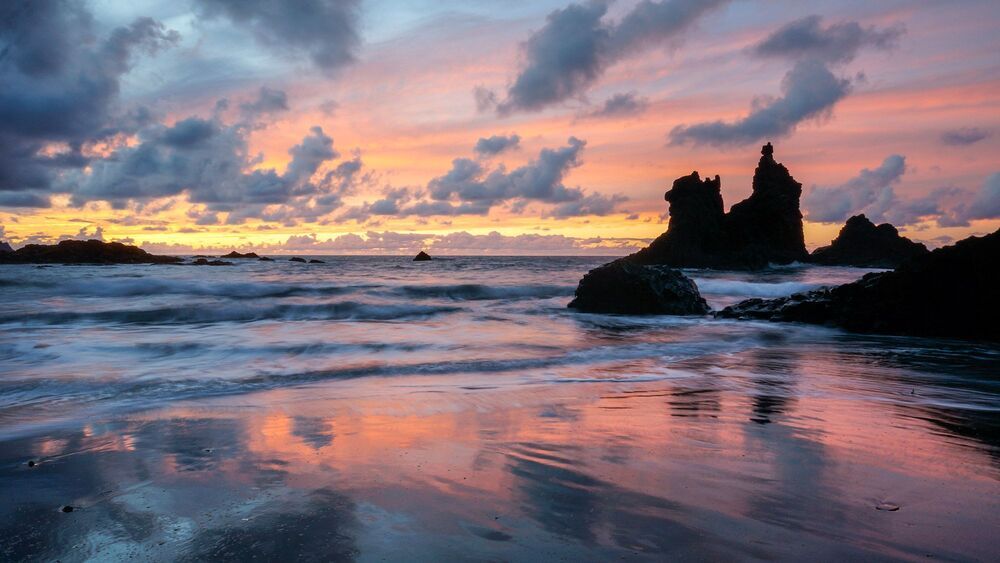 Dramatic sunset