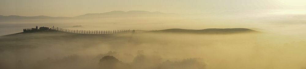 УКУТАВШИСЬ В ТУМАНА ОДЕЯЛО. Из серии "Toscana - amore mio"
