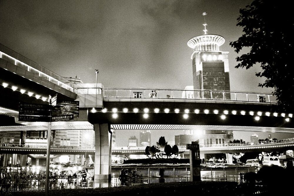 dark city of rain..