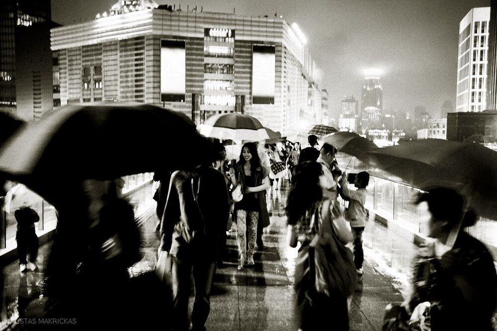 dark city of rain..