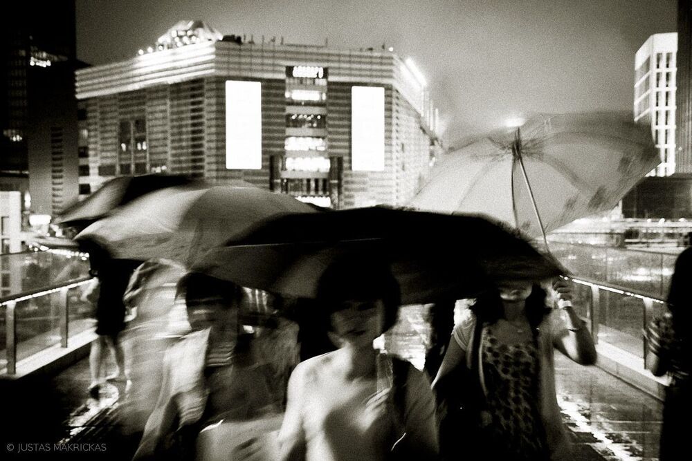 dark city of rain..