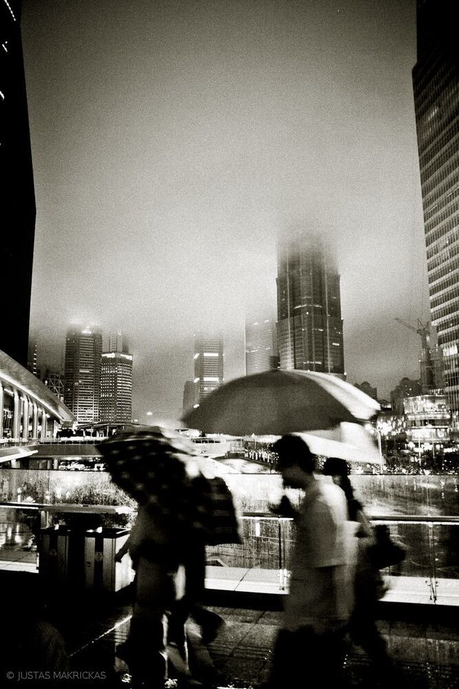 dark city of rain..