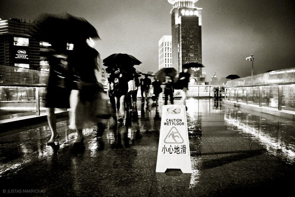 dark city of rain..