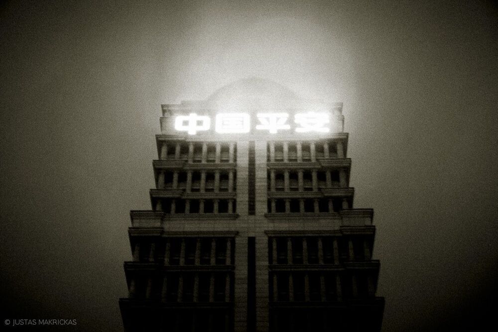 dark city of rain..