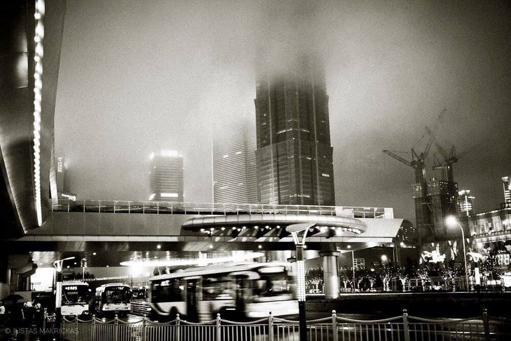 dark city of rain..