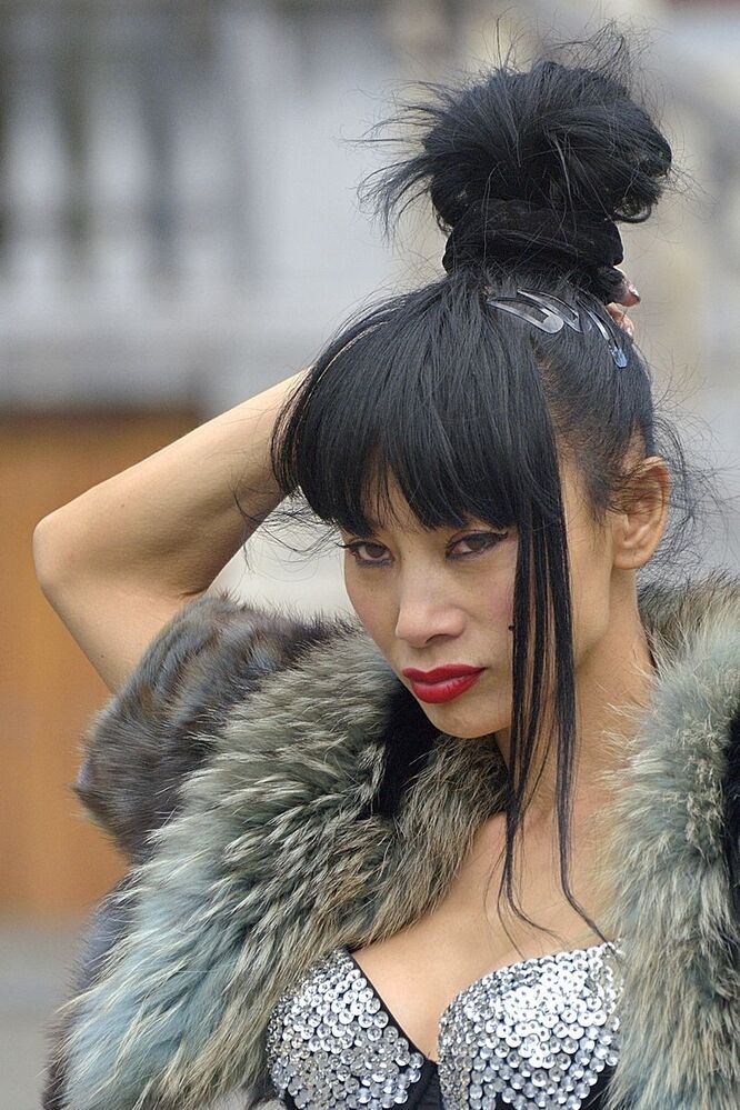 Bai Ling in Brussels.