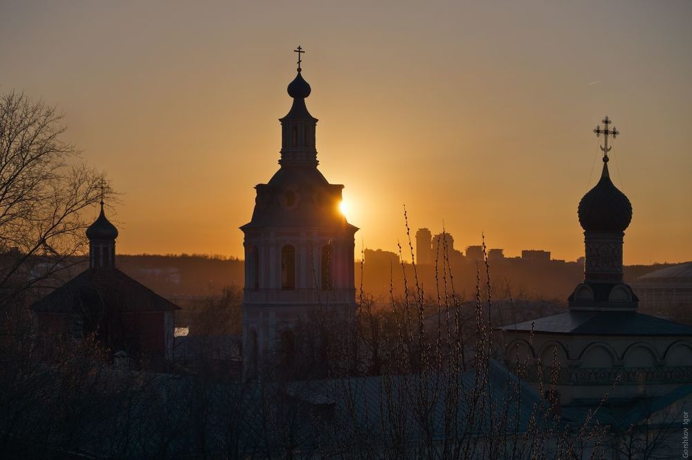 Закат со смотровой РАН