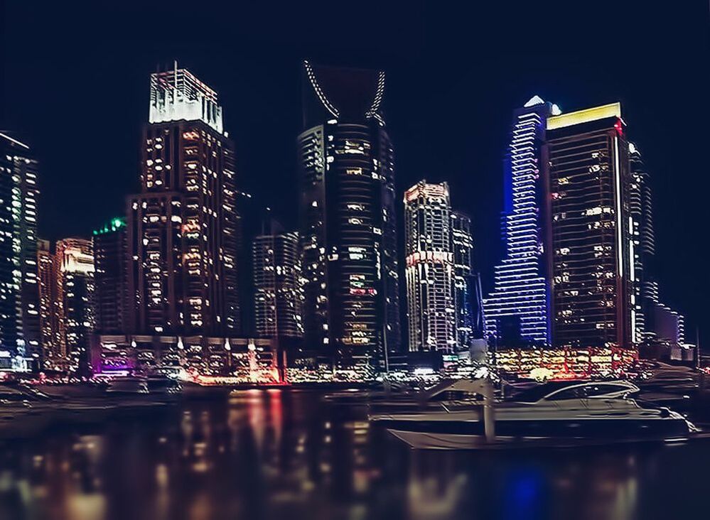 Огни большого города..Дубай