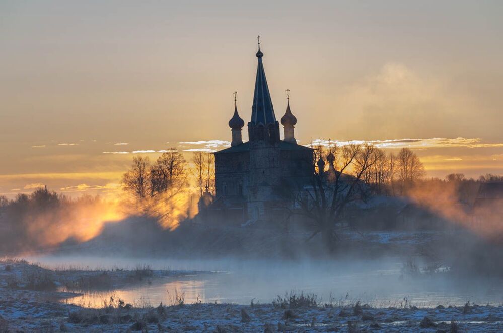 Апрель в Дунилово