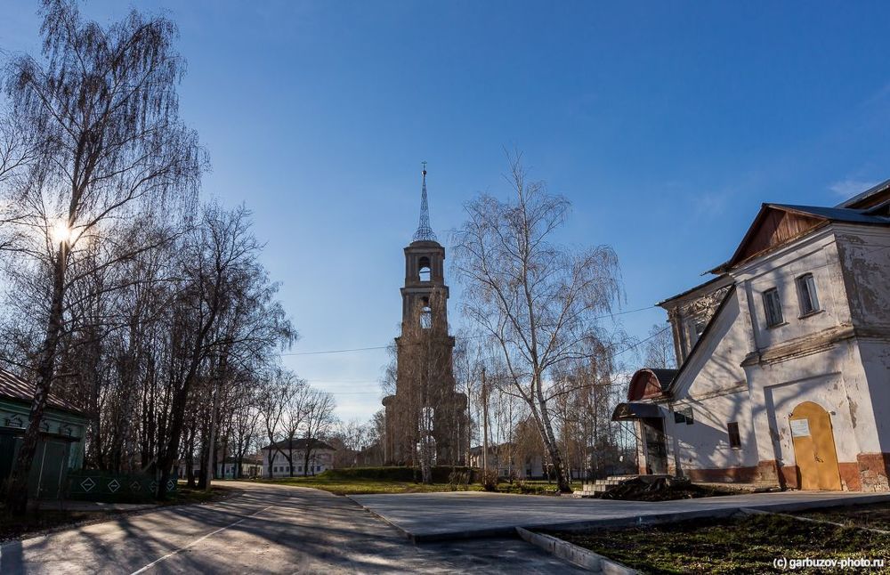 Венёв. Николаевская колокольня и ближайшие окрестности