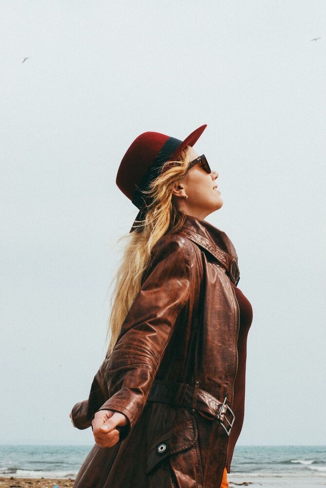 The wind in her hair