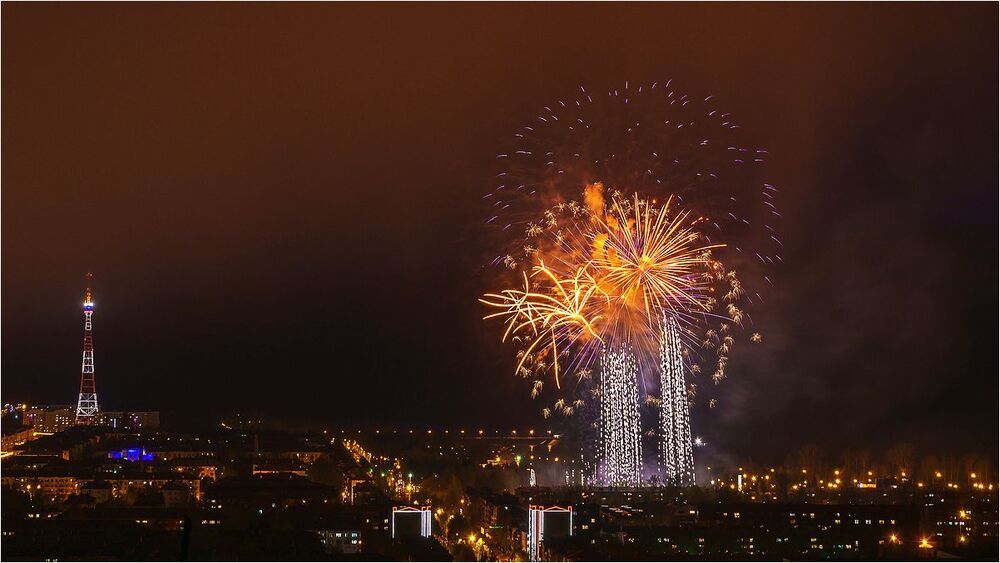 Салют в Междуреченске  