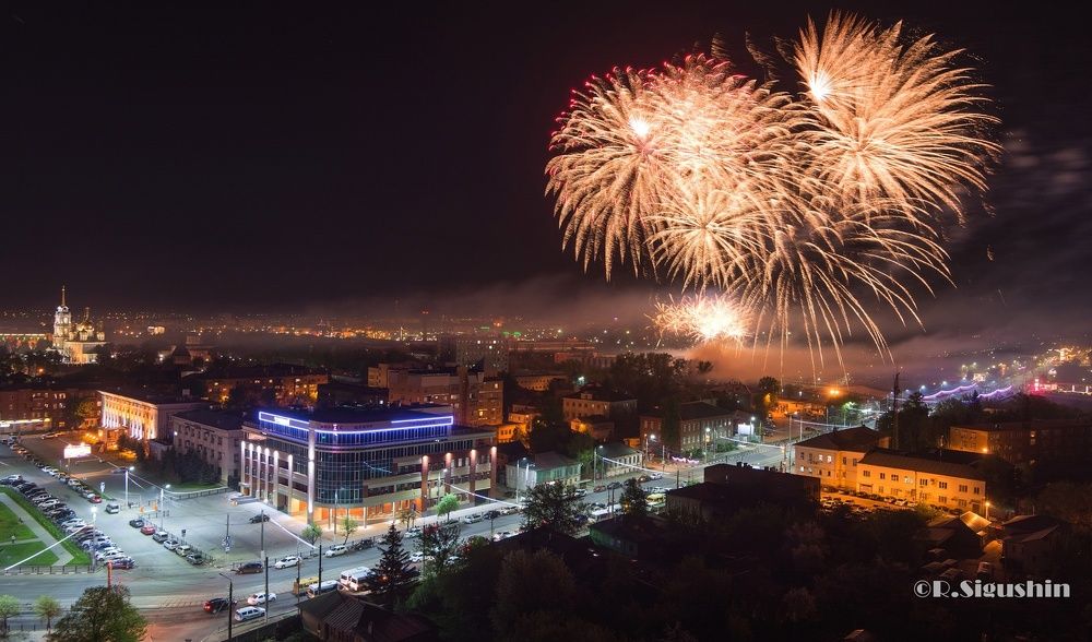 Праздничный вечер в Туле. День Победы 2016.