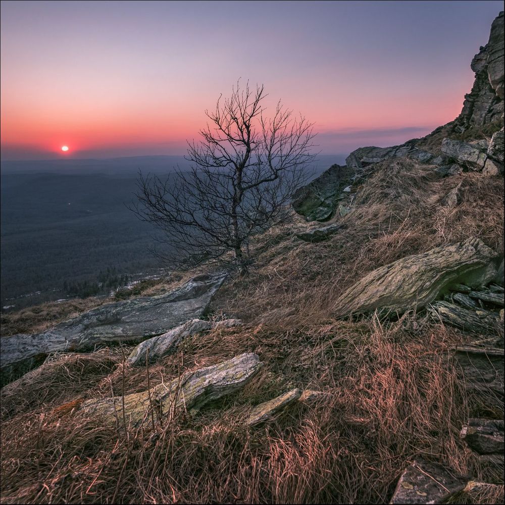 Уреньга, весенний закат