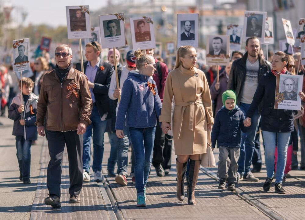 Бессмертный полк. Екатеринбург.