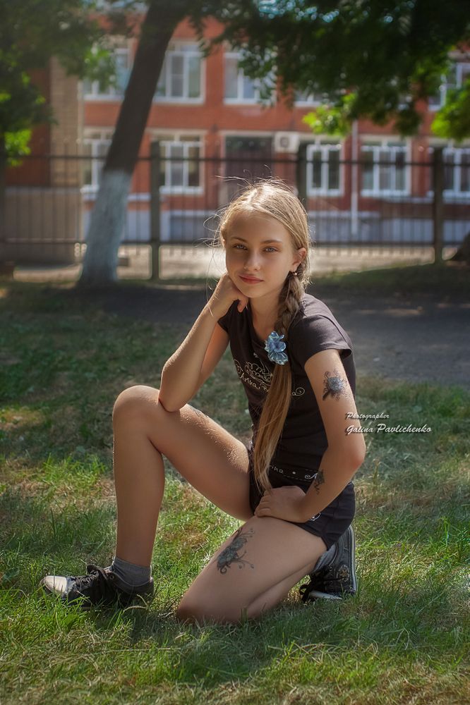 На школьных каникулах