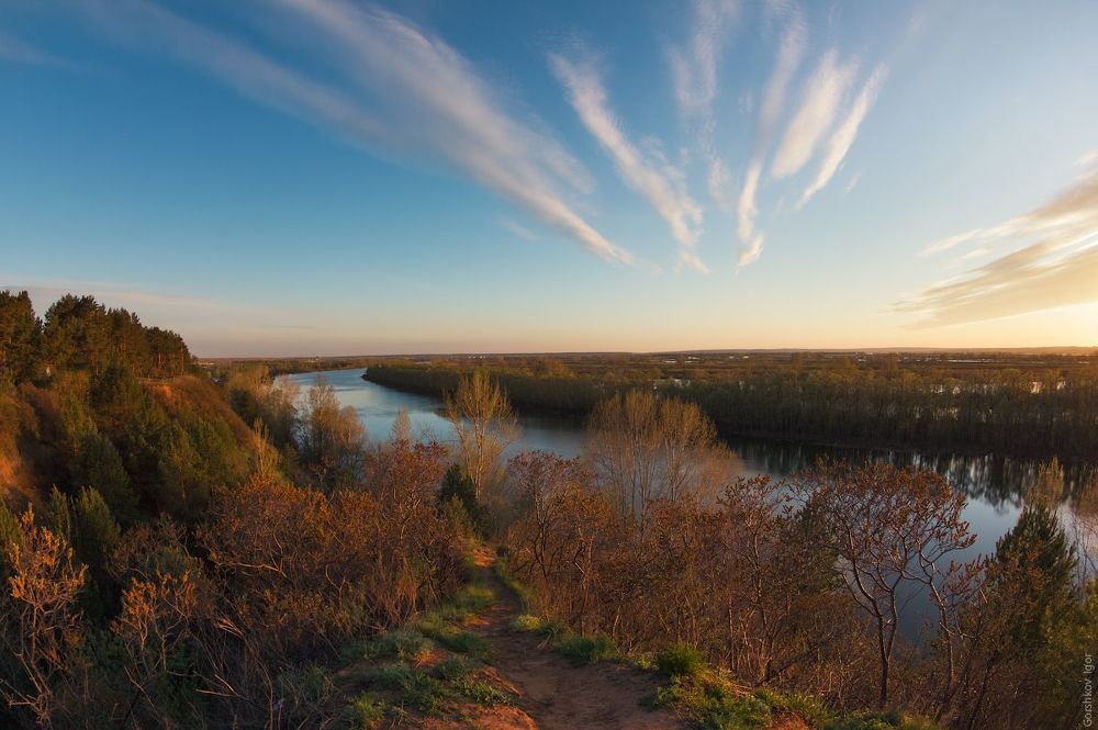 Майский закат на Нижней Каме