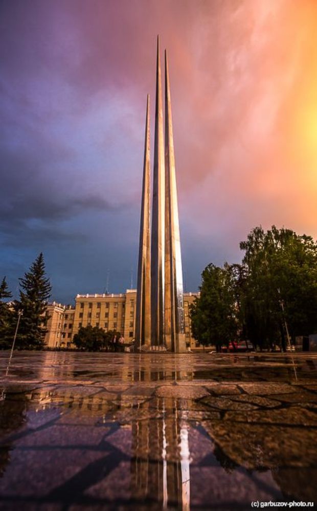 Вчерашняя гроза над монументом