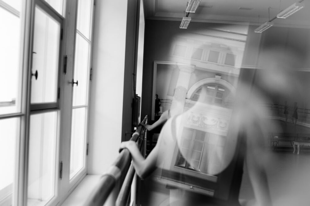 ballet,b/w