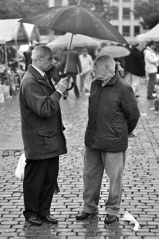 Street life in Brussels.